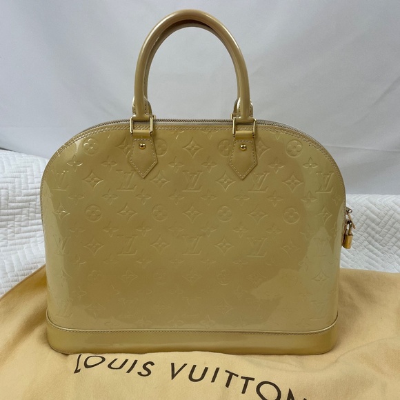 Louis Vuitton (Blanc Corail color) Alma GM Monogram Bag (from 2011) - Picture 3 of 16